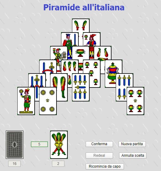 Il solitario Piramide italiana