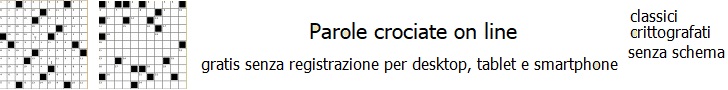 Parole crociate on line