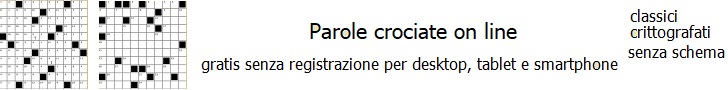 parole crociate on line