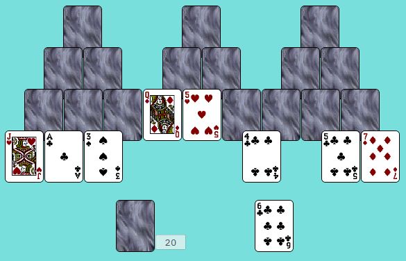 il solitario TRIPEACKS
